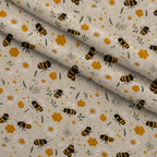 Pollen Parade Pattern 51 Minky Fabric — plush minky folded close-up preview (mv-minky-v1:lying)