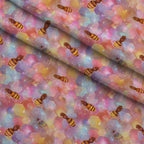 Pollen Parade Pattern 55 Minky Fabric — plush minky folded close-up preview (mv-minky-v1:lying)