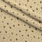 Pollen Parade Pattern 57 Minky Fabric — plush minky folded close-up preview (mv-minky-v1:lying)