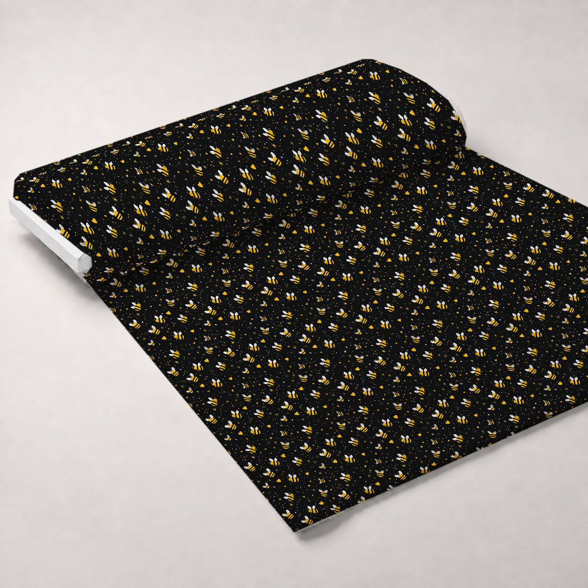 Pollen Parade Pattern 6 Minky Fabric — plush minky unrolled bolt preview (mv-minky-v1:bolt)