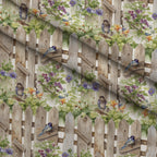 Potting Shed Pattern 3 Minky Fabric — plush minky folded close-up preview (mv-minky-v1:lying)