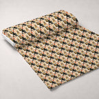 Prairie Blooms Pattern 8 Minky Fabric — plush minky unrolled bolt preview (mv-minky-v1:bolt)