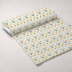 Prehistoric Pals Pattern 1 Minky Fabric — plush minky unrolled bolt preview (mv-minky-v1:bolt)