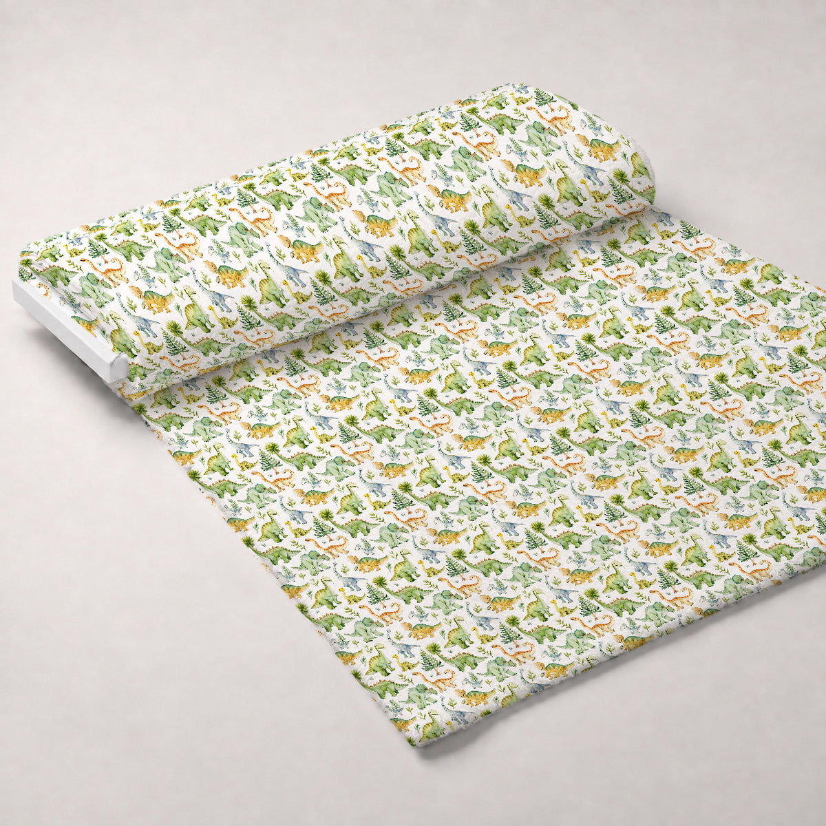 Prehistoric Pals Pattern 10 Minky Fabric — plush minky unrolled bolt preview (mv-minky-v1:bolt)