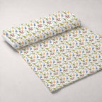 Prehistoric Pals Pattern 2 Minky Fabric — plush minky unrolled bolt preview (mv-minky-v1:bolt)