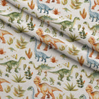 Prehistoric Pals Pattern 7 Minky Fabric — plush minky folded close-up preview (mv-minky-v1:lying)