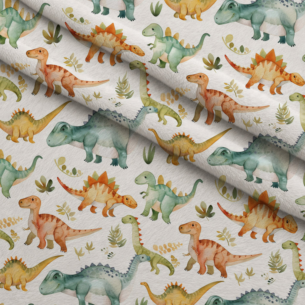 Prehistoric Pals Pattern 9 Minky Fabric — plush minky folded close-up preview (mv-minky-v1:lying)