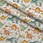 Prehistoric Pals Pattern 9 Minky Fabric — plush minky folded close-up preview (mv-minky-v1:lying)