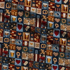 Pretzel Hearth Stories Pattern 11 Minky Fabric — plush minky folded close-up preview (mv-minky-v1:lying)