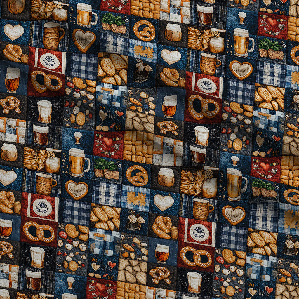 Pretzel Hearth Stories Pattern 12 Minky Fabric — plush minky folded close-up preview (mv-minky-v1:lying)