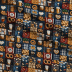 Pretzel Hearth Stories Pattern 12 Minky Fabric — plush minky folded close-up preview (mv-minky-v1:lying)