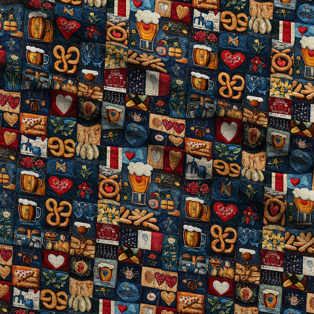 Pretzel Hearth Stories Pattern 18 Minky Fabric — plush minky folded close-up preview (mv-minky-v1:lying)