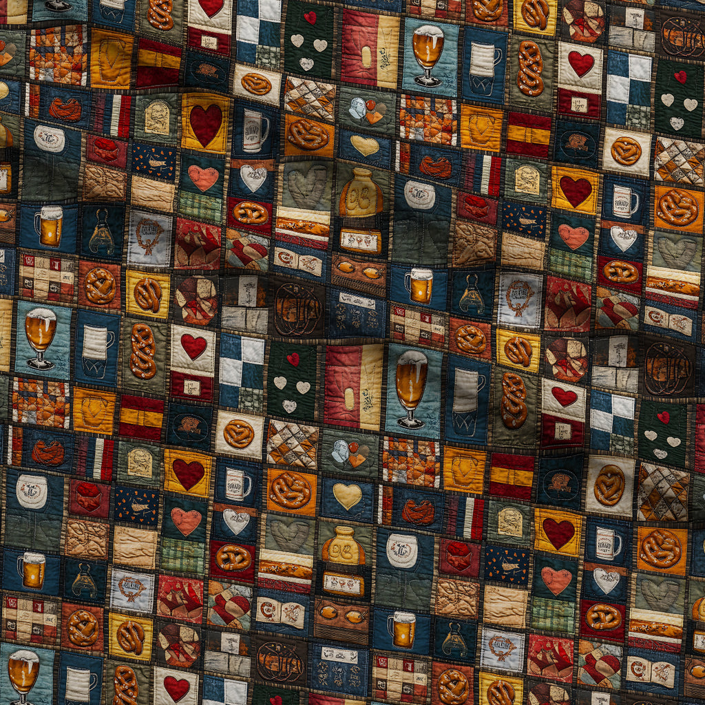 Pretzel Hearth Stories Pattern 2 Minky Fabric — plush minky folded close-up preview (mv-minky-v1:lying)