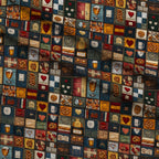 Pretzel Hearth Stories Pattern 2 Minky Fabric — plush minky folded close-up preview (mv-minky-v1:lying)
