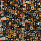 Pretzel Hearth Stories Pattern 20 Minky Fabric — plush minky folded close-up preview (mv-minky-v1:lying)