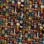 Pretzel Hearth Stories Pattern 3 Minky Fabric — plush minky folded close-up preview (mv-minky-v1:lying)