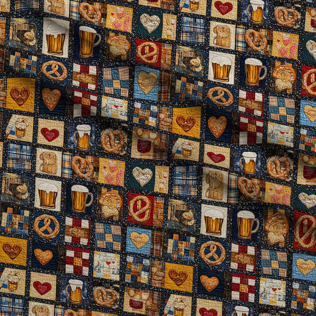 Pretzel Hearth Stories Pattern 4 Minky Fabric — plush minky folded close-up preview (mv-minky-v1:lying)