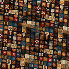 Pretzel Hearth Stories Pattern 7 Minky Fabric — plush minky folded close-up preview (mv-minky-v1:lying)