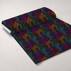 Prism Petals Pattern 13 Minky Fabric — plush minky unrolled bolt preview (mv-minky-v1:bolt)