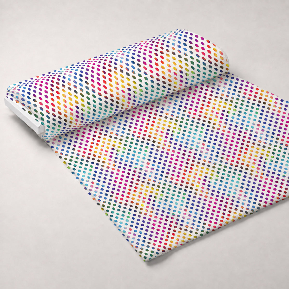 Prism Petals Pattern 14 Minky Fabric — plush minky unrolled bolt preview (mv-minky-v1:bolt)