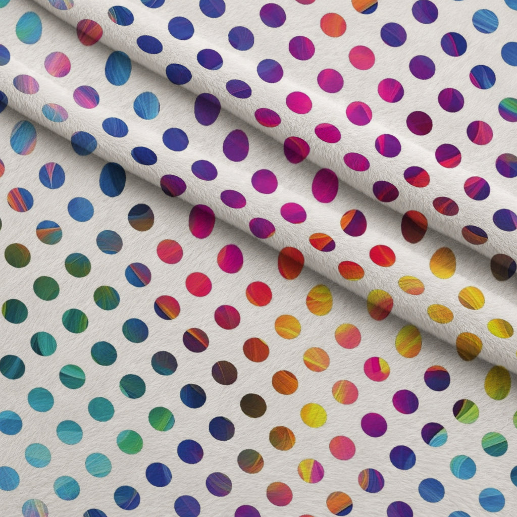 Prism Petals Pattern 14 Minky Fabric — plush minky folded close-up preview (mv-minky-v1:lying)
