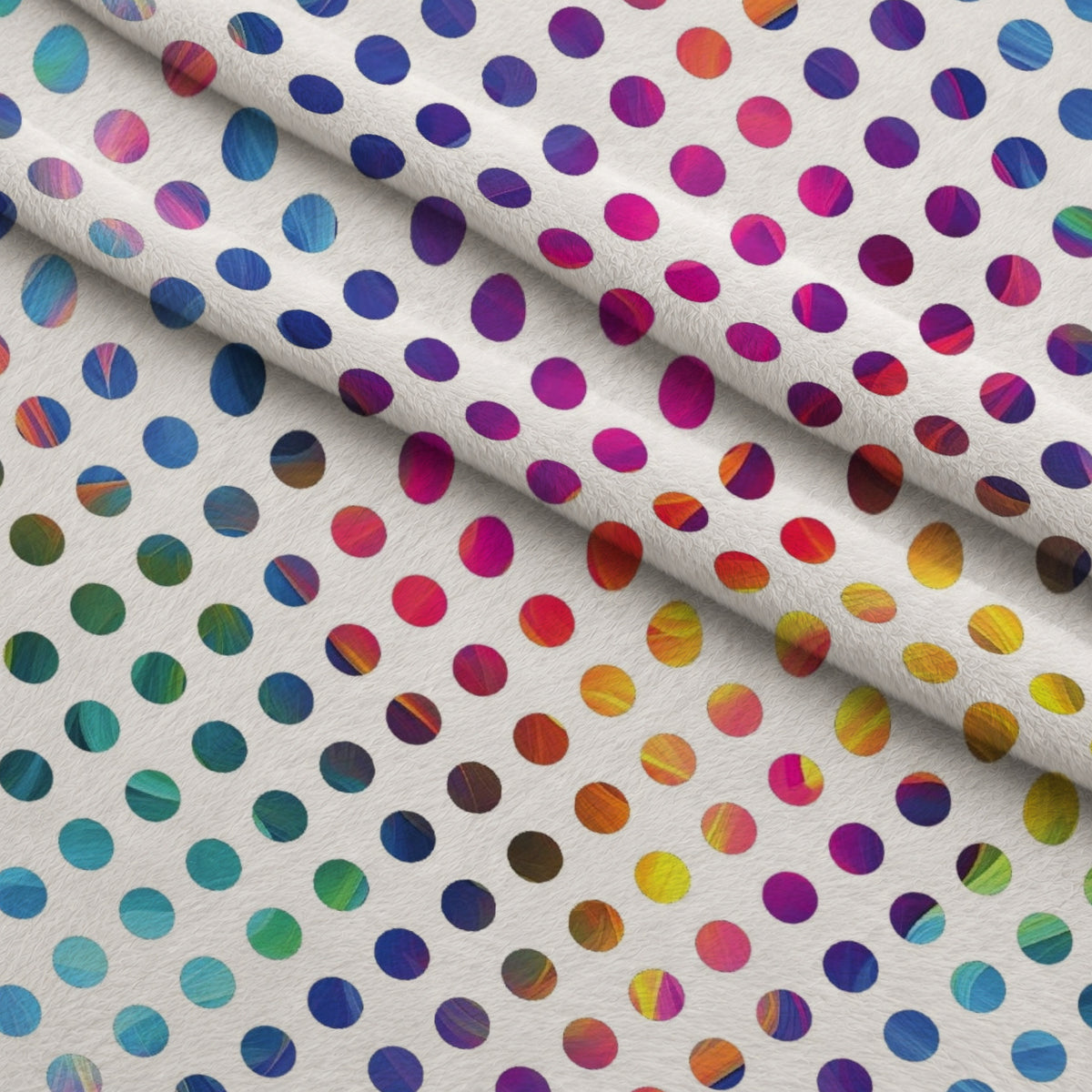 Prism Petals Pattern 14 Minky Fabric — plush minky folded close-up preview (mv-minky-v1:lying)