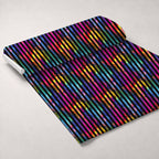 Prism Petals Pattern 19 Minky Fabric — plush minky unrolled bolt preview (mv-minky-v1:bolt)