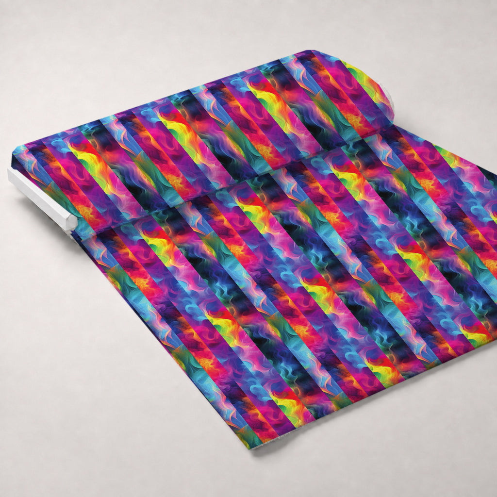 Prism Petals Pattern 23 Minky Fabric — plush minky unrolled bolt preview (mv-minky-v1:bolt)