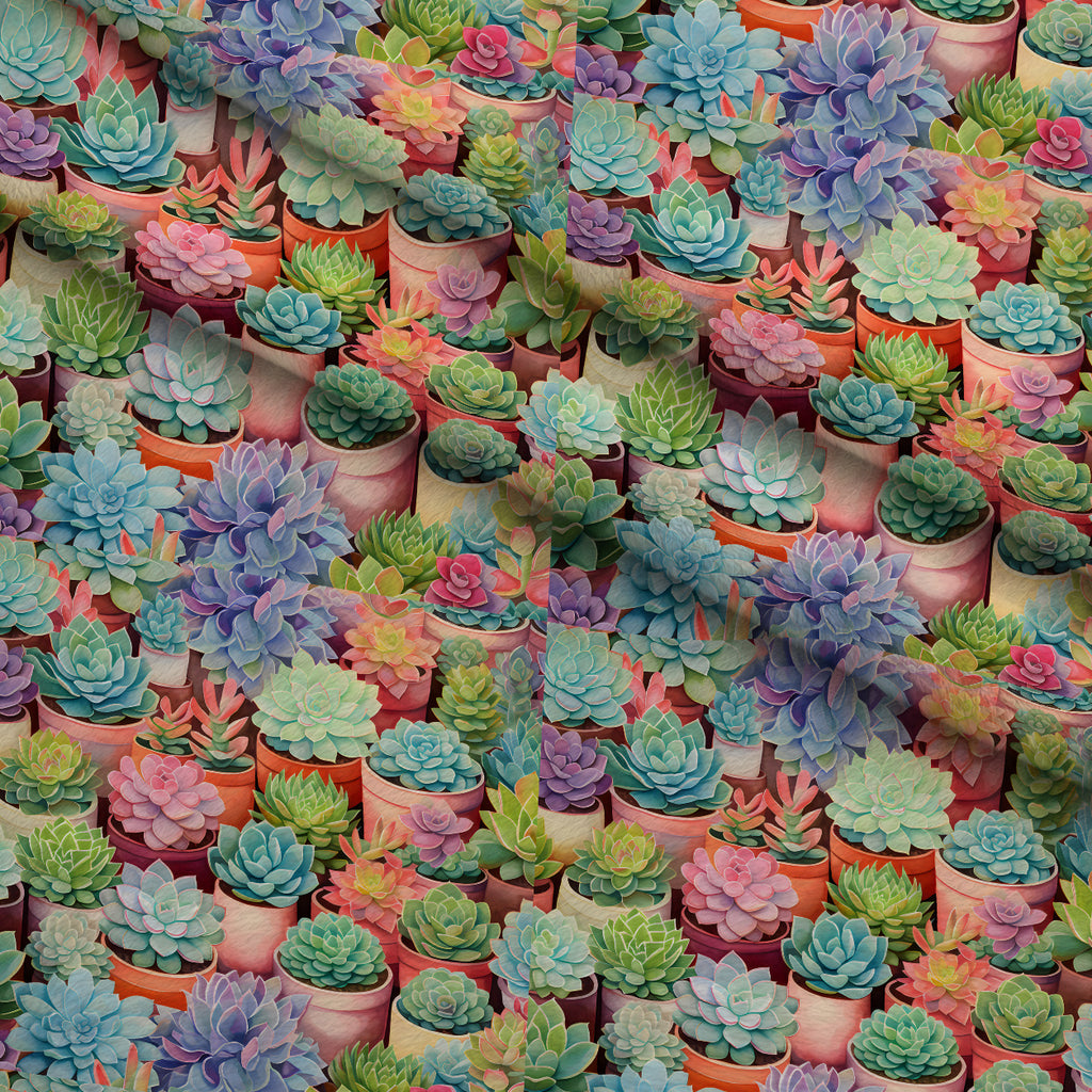 Prismatic Rosette Garden Pattern 8 Minky Fabric — plush minky folded close-up preview (mv-minky-v1:lying)