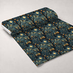 Pumpkin Hollow Pattern 10 Minky Fabric — plush minky unrolled bolt preview (mv-minky-v1:bolt)
