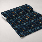 Pumpkin Hollow Pattern 18 Minky Fabric — plush minky unrolled bolt preview (mv-minky-v1:bolt)
