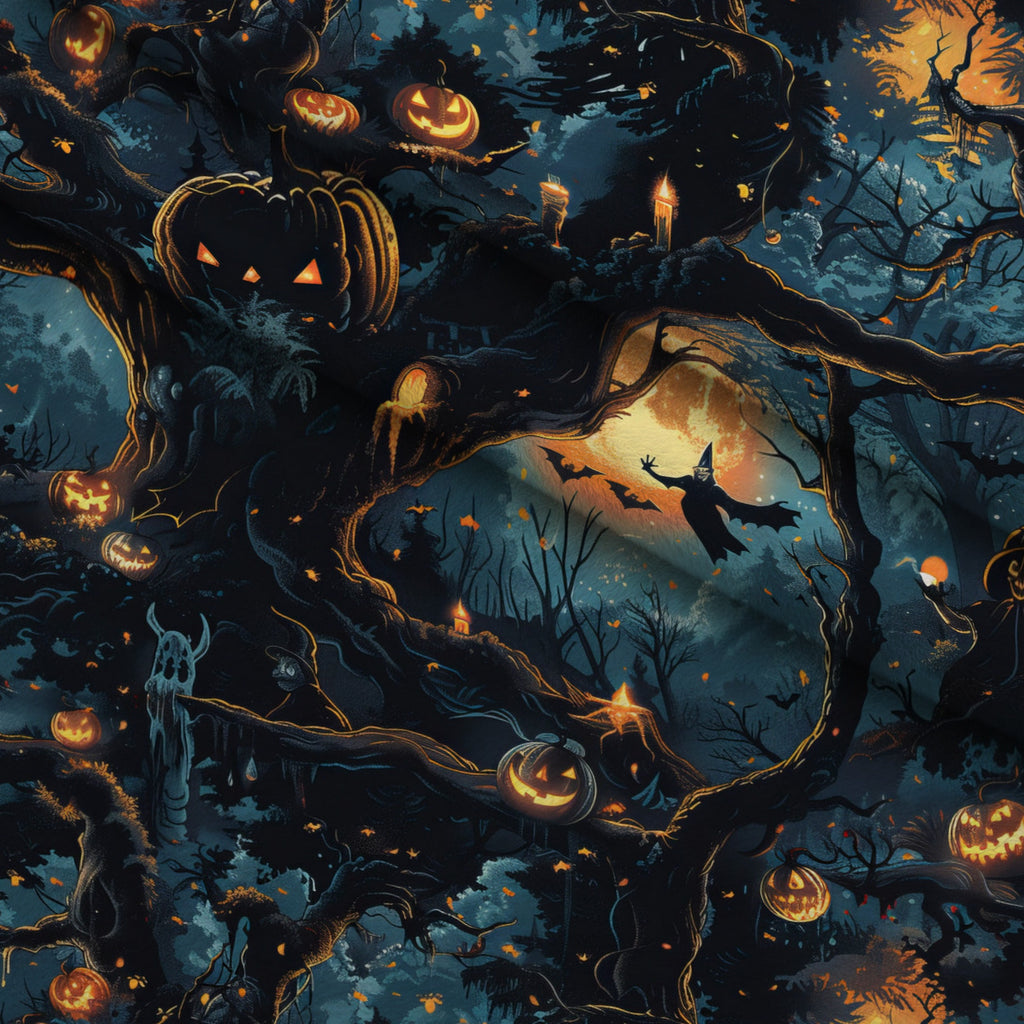 Pumpkin Hollow Pattern 20 Minky Fabric — plush minky folded close-up preview (mv-minky-v1:lying)