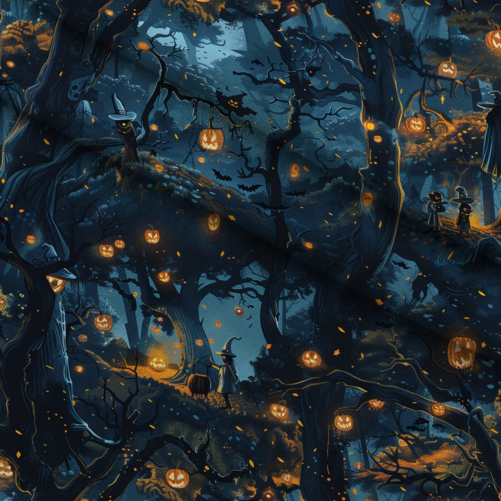 Pumpkin Hollow Pattern 5 Minky Fabric — plush minky folded close-up preview (mv-minky-v1:lying)