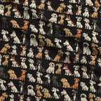 Puppy Parade Pattern 1 Minky Fabric — plush minky folded close-up preview (mv-minky-v1:lying)