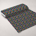 Pysanky Garden Pattern 1 Minky Fabric — plush minky unrolled bolt preview (mv-minky-v1:bolt)