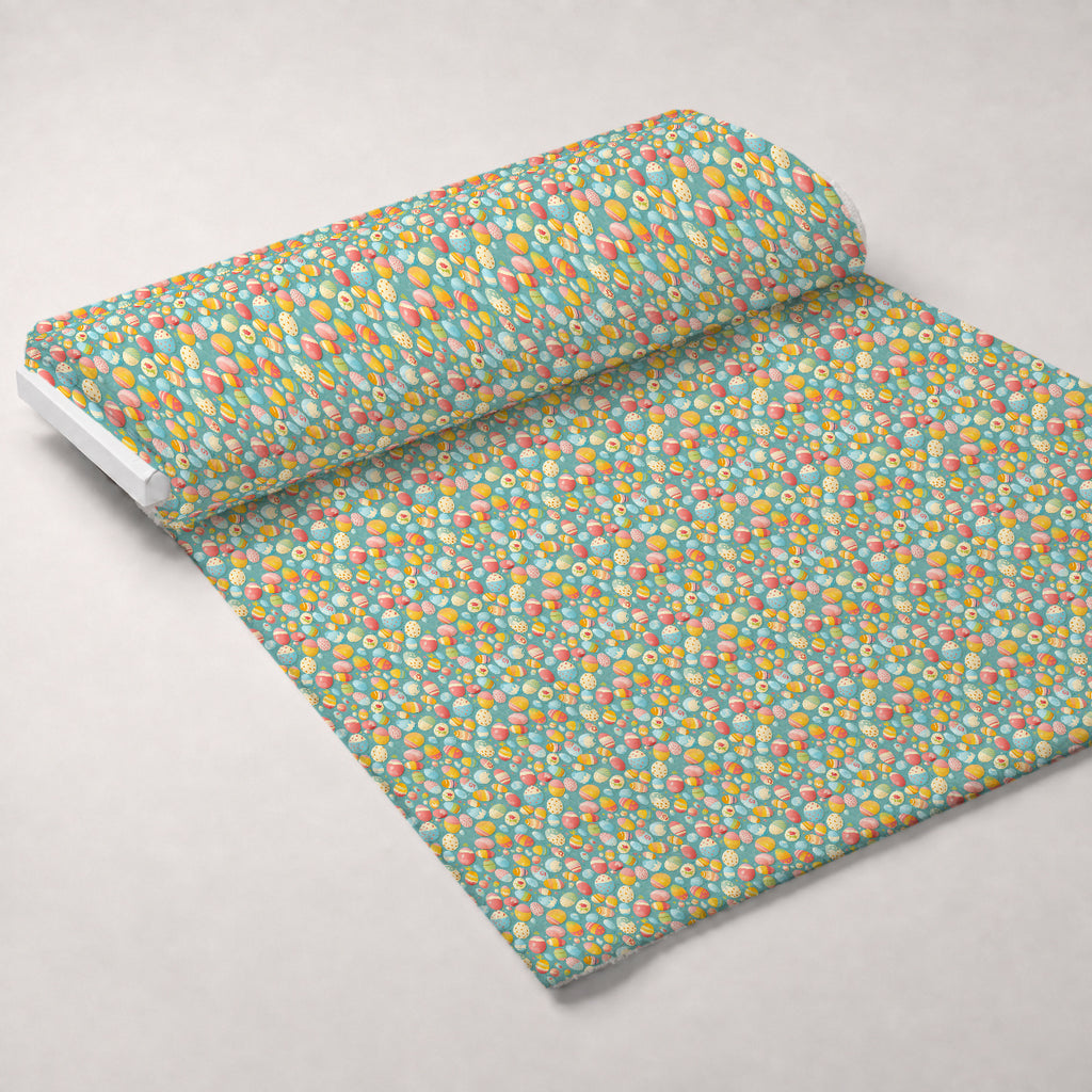 Pysanky Garden Pattern 10 Minky Fabric — plush minky unrolled bolt preview (mv-minky-v1:bolt)
