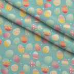 Pysanky Garden Pattern 11 Minky Fabric — plush minky folded close-up preview (mv-minky-v1:lying)
