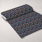 Pysanky Garden Pattern 12 Minky Fabric — plush minky unrolled bolt preview (mv-minky-v1:bolt)