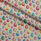 Pysanky Garden Pattern 14 Minky Fabric — plush minky folded close-up preview (mv-minky-v1:lying)