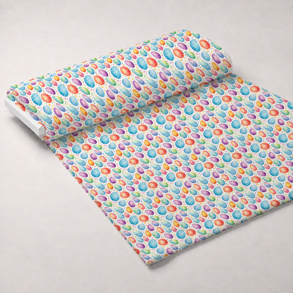 Pysanky Garden Pattern 15 Minky Fabric — plush minky unrolled bolt preview (mv-minky-v1:bolt)