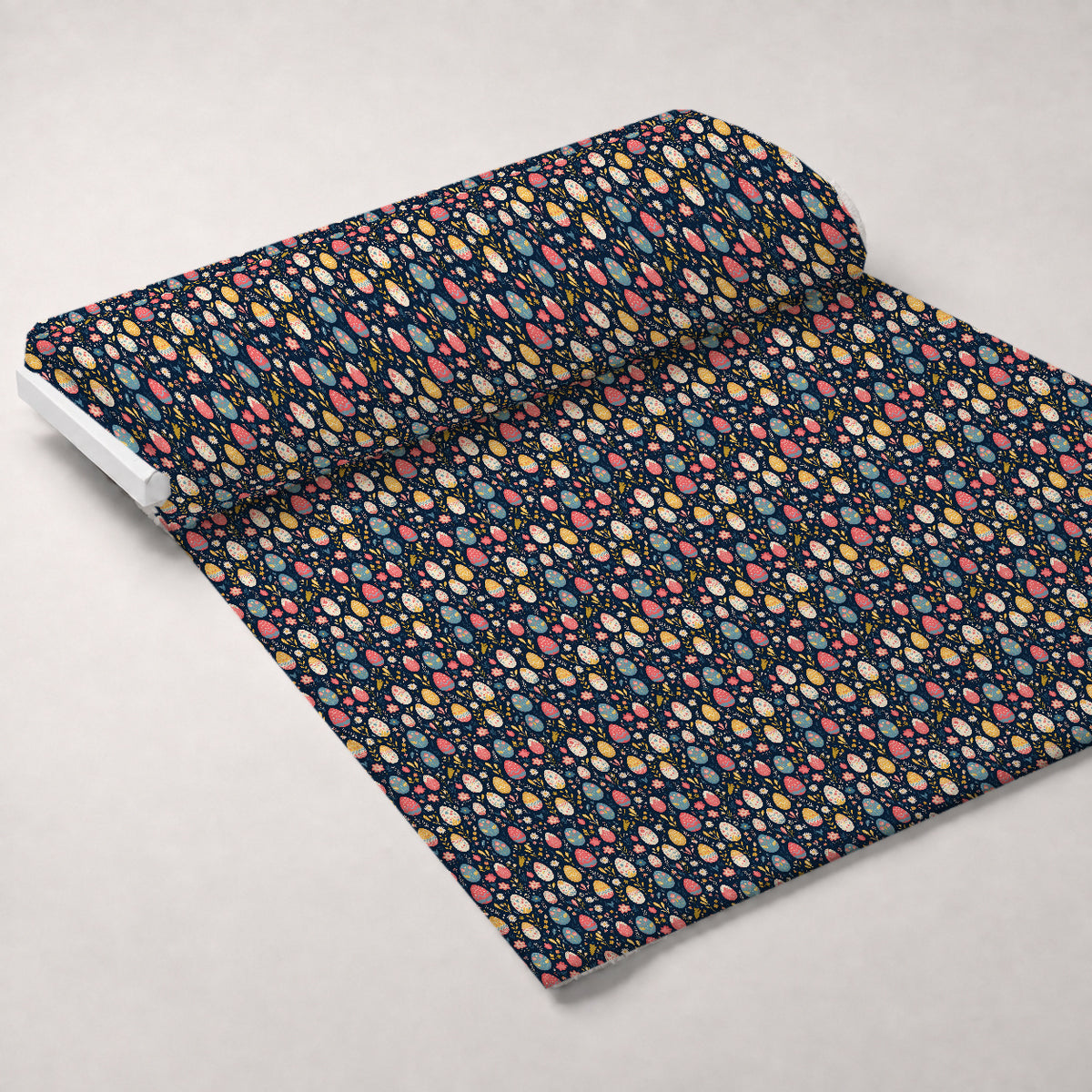 Pysanky Garden Pattern 17 Minky Fabric — plush minky unrolled bolt preview (mv-minky-v1:bolt)