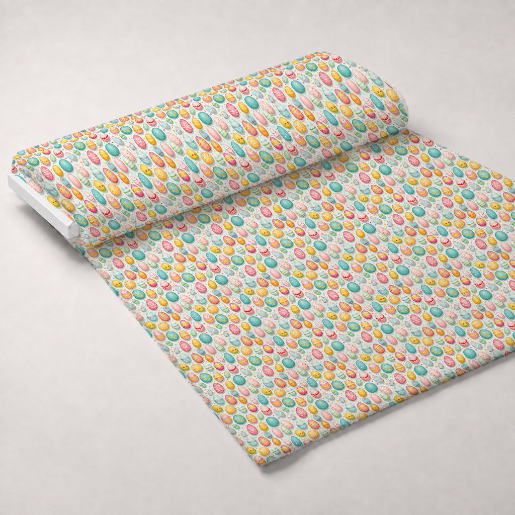 Pysanky Garden Pattern 23 Minky Fabric — plush minky unrolled bolt preview (mv-minky-v1:bolt)