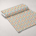 Pysanky Garden Pattern 25 Minky Fabric — plush minky unrolled bolt preview (mv-minky-v1:bolt)