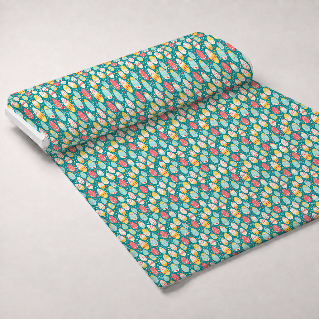 Pysanky Garden Pattern 8 Minky Fabric — plush minky unrolled bolt preview (mv-minky-v1:bolt)