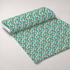 Pysanky Garden Pattern 8 Minky Fabric — plush minky unrolled bolt preview (mv-minky-v1:bolt)