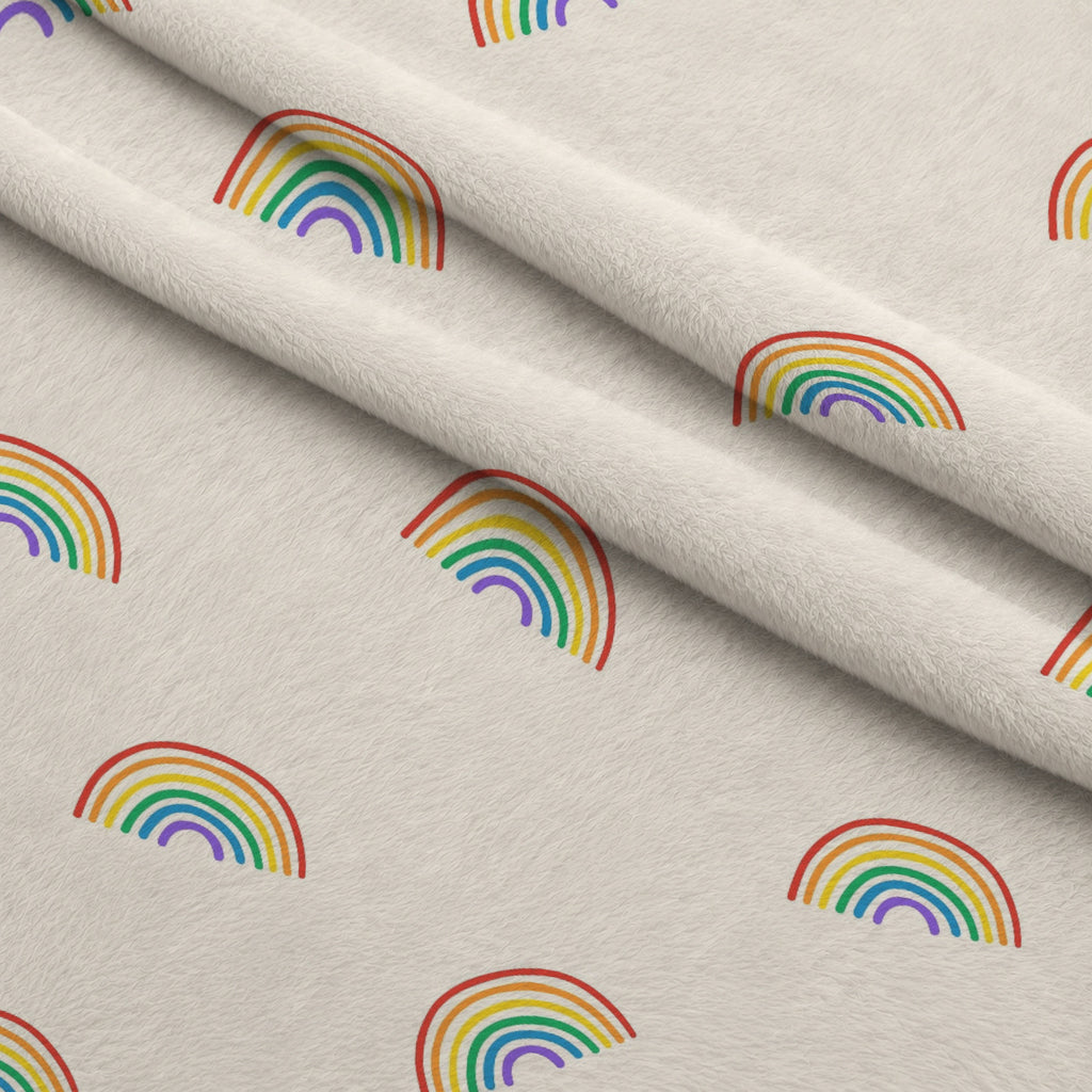 Rainbow Daydream Pattern 14 Minky Fabric — plush minky folded close-up preview (mv-minky-v1:lying)