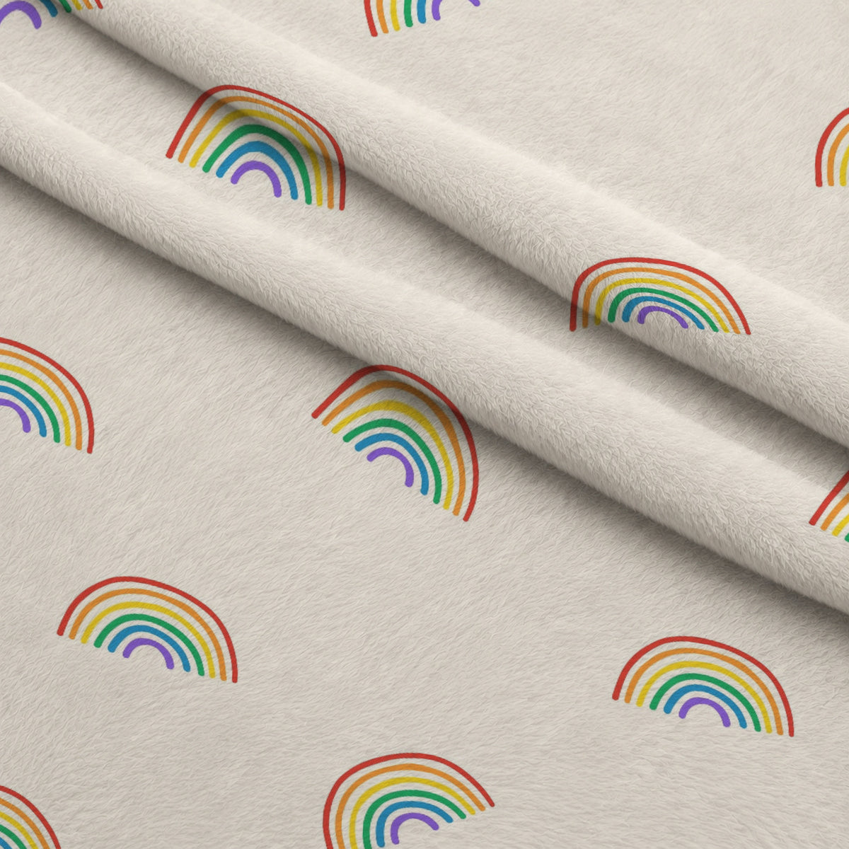 Rainbow Daydream Pattern 14 Minky Fabric — plush minky folded close-up preview (mv-minky-v1:lying)