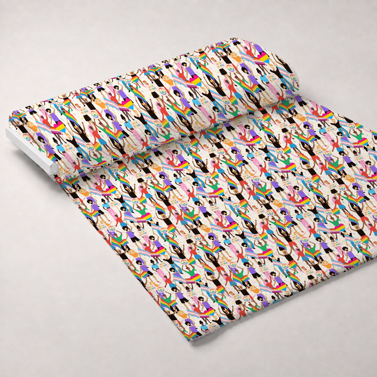 Rainbow Daydream Pattern 8 Minky Fabric — plush minky unrolled bolt preview (mv-minky-v1:bolt)