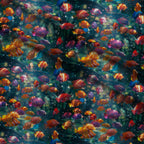 Rainbow Reef Pattern 7 Minky Fabric — plush minky folded close-up preview (mv-minky-v1:lying)