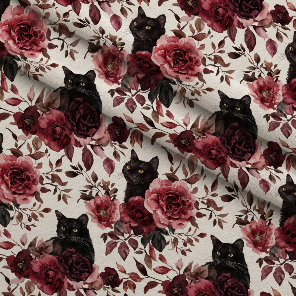 Raven Rose Reverie Pattern 10 Minky Fabric — plush minky folded close-up preview (mv-minky-v1:lying)